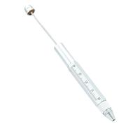 Stylo multi-outils 5 en 1 en alliage : règle tournevis à bille pour croquis, art, artisanat, prise de notes, règle multifonction en métal