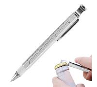 Stylo multi-outils, stylo d'ingénierie-Stylet utilitaire pour écran tactile pour usage multiple Gadgets d'outils cool, support de téléphone, stylo à bille, outils de construction portables pour papa