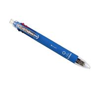 Stylo multicolore 6 en 1-5 + porte-mine - Couleur : bleu