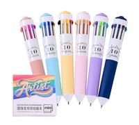 Stylo multicolore | Stylo rétractable de 0,8 mm avec 60 couleurs et carnet de notes, matériel artistique pour étudiants, journaux, écoles, fêtes, salles de t enseignants