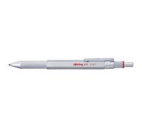 Stylo multifonction - ROTRING - 3 en 1 - Bille fine - Encre bleue - Argent