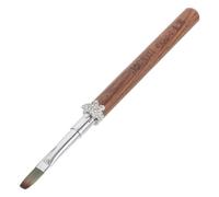 Stylo Nail Art Dégradé, Manche Bois Café, Salon | Application Précise, Nettoyage Facile, Fiabilité Solide, Réduit la Fatigue Main, Usage DIY