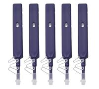 Stylo nettoyant pour Fiber Optique, 5 pièces, connecteur LC MU, Nettoyage d'extrémité pour Embouts Dia 1.25mm SC FC St 800 + Temps de Nettoyage