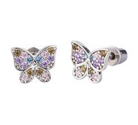 Stylo Nettoyeur Perceuse Kits Butterfly Earrings For Girls With Secure Screwback Nettoyeur Kits Pincettes Bijoux (Silver, One Size)