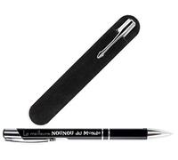 Stylo NOUNOU - La meilleure Nounou du Monde + Pochette velours - Cadeau original pour Nounou, pour la fête des Nounous, Noël, Anniversaire, fin de contrat, fin d'année scolaire