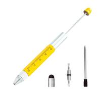 Stylo Outil Multifonction | avec règle métallique 6-en-1 multifonction | Stylo Pour Dessin Tournevis | Pour Projets De Bricolage DIY, Réparations Domestiques, Studio, Bureau, Travail, Réunion, Écritur