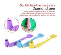 Stylo Outils Bricolage Diamant Peinture Point Perceuse Stylo Strass Mosaïque Photos Double Tête Nail Art Par Numéros Diamant Broderie
