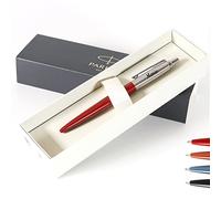 Stylo Parker Jotter Bond Street personnalisé + coffret cadeau | Concevez un présent unique | Gravure laser - rouge