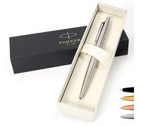 Stylo Parker Jotter XL monochrome personnalisé + coffret cadeau | Concevez un présent unique | Gravure laser - argenté