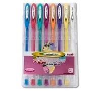 Stylo - Parure De Stylo - Recharge Uni-Ball - 945289 - Pack Rotulador Uni Ball Signo Angelic Colour 8 Uds