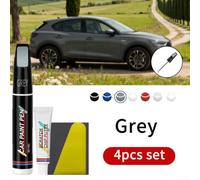 Stylo Peinture Auto Universel 12ml Pour Éclats(RED) | Noir mat universel, 12ml, écouvillon intégré, séchage rapide, fini professionnel