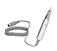 Stylo perceuse à ongles électrique, 25 000-30 000 tr/min 18 W, poignée de perceuse à ongles, lime, dissolvant de poudre acrylique pour manucure, pédicure, polisseuse d'art (Argent)