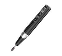 Stylo Perceuse À Ongles Sans Fil 35 000 Tr/min, Lime USB, De Polissage, Rechargeable, Manucure Portable, Outil Salon Simple d'utilisation(Black)