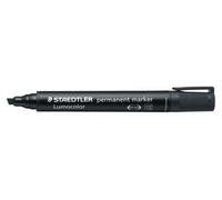 Stylo Permanent Lumocor Marqueur Pointe Ciseau Noir Pointe 2-5mm Staedtle