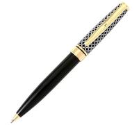 Stylo personnalisé initiale Black & Gold - L - Draeger