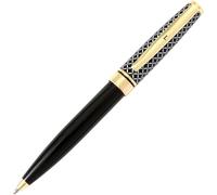 Stylo Personnalisé Initiale Black & Gold-L-Draeger