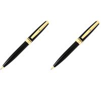 Stylo personnalisé initiale Black & Gold - M - Draeger (Lot de 2)