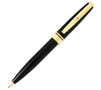 Stylo personnalisé initiale Black & Gold - P - Draeger