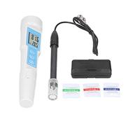 Stylo pH-mètre numérique avec Test de température et bac Intelligent | Testeur d'acidité, boîtier ABS, analyseur de qualité portable pour boissons, eaux usées, aliments et