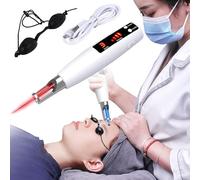 Stylo Picoseconde(9 Modes + 4 Niveaux),Éliminateur de Taches Brunes,Machine de Suppression de Tatouages,Grains de Beauté,Écran LCD,pour Pigment,Cicatrice,Grain de Beauté,Taches de Rousseur,Red