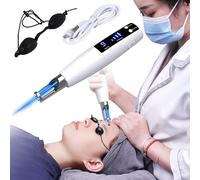Stylo Picoseconde(9 Modes + 4 Niveaux),Éliminateur de Taches Brunes,Machine de Suppression de Tatouages,Grains de Beauté,Écran LCD,pour Pigment,Cicatrice,Grain de Beauté,Taches de Rousseur,Blue