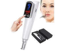 Stylo Picoseconde Professionnel Pour Enlever Les Tatouages,LumièRe Rouge Et Bleue,Stylo De Beauté Pour éLiminer Les Taches Brunes Et Les Pigments,écran Tactile,9 Fréquences + 4 Intensités,Blue