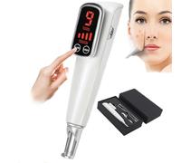 Stylo Picoseconde Professionnel Pour Enlever Les Tatouages,LumièRe Rouge Et Bleue,Stylo De Beauté Pour éLiminer Les Taches Brunes Et Les Pigments,écran Tactile,9 Fréquences + 4 Intensités,Red