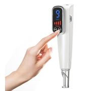 Stylo picoseconde professionnel pour retirer les tatouages - Lumière rouge et bleue - Pour enlever les pigments - 9 niveaux de fréquence + 4 niveaux d'intensité - Écran tactile (bleu)