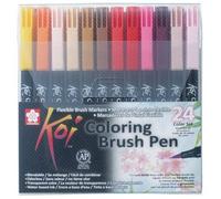 Sakura Stylo pinceau Koi Coloring Brush étui de 24 Noir