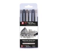 Stylo pinceau Koi Coloring Brush, étui de 6, gris