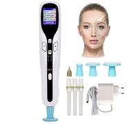 Stylo Plasma à Ozone 2 En 1 Pour éLiminer Les Taches De Rousseur, Les Grains De Beauté, Les Taches Brunes,Les étiquettes De Peau,Les Tatouages, 8 Niveaux D'Intensité + 2 Modes De Fonctionnement