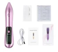 Stylo Plasma Laser 9 Niveaux Pour Enlever Les Taches De Rousseur, Dissolvant De Verrues, Instruments De Tatouage, Élimination Des Étiquettes De Peau, Outil De Soins De Beauté-Pink