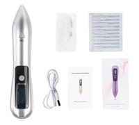 Stylo Plasma Laser 9 Niveaux Pour Enlever Les Taches De Rousseur, Dissolvant De Verrues, Instruments De Tatouage, Élimination Des Étiquettes De Peau, Outil De Soins De Beauté-Sliver