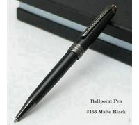 Stylo Plume À Bille Classique En Résine Noire,Msk-Mb 163,Remplissage De Piston 145/149,Plume Monte 4810,Fenêtre De Vue,Luxe - Type 163 Ballpoint Pen #A