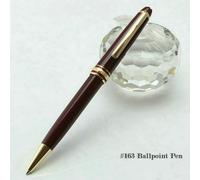 Stylo Plume À Bille Classique En Résine Noire,Msk-Mb 163,Remplissage De Piston 145/149,Plume Monte 4810,Fenêtre De Vue,Luxe - Type 163 Ballpoint Pen #F