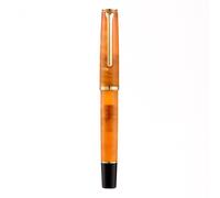 Stylo Plume À Piston N12 En Résine Acrylique,Plume Extra Fine,Belle Écriture,Cadeau D'acquisition,6 Couleurs,14 Dian,Style - Type Orange-F(0.5mm)