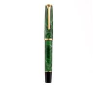 Stylo Plume À Piston N12 En Résine Acrylique,Plume Extra Fine,Belle Écriture,Cadeau D'acquisition,6 Couleurs,14 Dian,Style - Type Green-Ef(0.4mm)