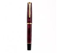 Stylo Plume À Piston N12 En Résine Acrylique,Plume Extra Fine,Belle Écriture,Cadeau D'acquisition,6 Couleurs,14 Dian,Style - Type Red-Long Knife1.2-1.7mm