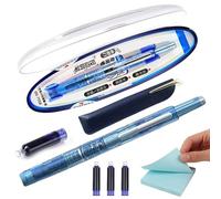 Stylo Plume à Rétractation | Ensemble De Stylos À Pointe Fine | Instrument Écriture Anti-Fuites Outil Esquisse Fourniture Calligraphie Scolaire pour Journalisme Créatif Dessin Gribouillage Lettrage Gr