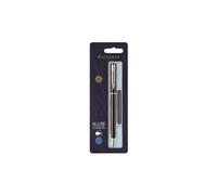 Waterman Allure Allure Stylo-plume - Laque Noir Mate - encre bleue - emballé Sous Blister
