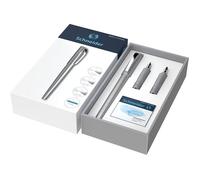 Stylo plume - Argent - 3 plumes avec cartouches - Schneider - Callissima