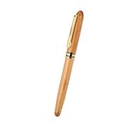 Stylo-plume Art de calligraphie de 5 tailles, pointe large à pointe biseautée avec manche en contreplaqué en bambou et réservoir d'encre de style piston pour l'écriture gothique, italique.(1.9mm)