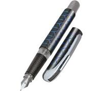 Stylo Plume - Encre - Rechargeable - Black Blue Style - Pour L'école - Online