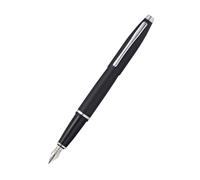 Croix Calais Noir mat stylo plume stylet moyen - Cadeau at0116 - 14 ms