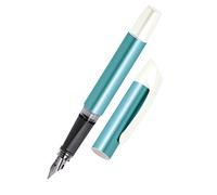 Stylo plume calligrapie - ONLINE Campus Turquoise - plume calligraphie 0,8 mm robuste, utilise des cartouches d'encre standard, rechargeable, pour filles/garçons/adultes