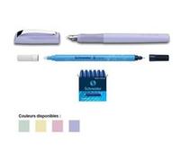Stylo plume Ceod Colour Schneider pointe médium cartouche et effaceur