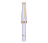 Stylo plume court en résine pour écriture manuscrite, stylo plume de poche avec convertisseur d'encre torsadée, pointe fine 0,5 mm, prise de notes