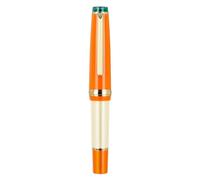 Stylo plume court en résine pour écriture manuscrite, stylo plume de poche avec convertisseur d'encre torsadée, pointe fine 0,5 mm, prise de notes