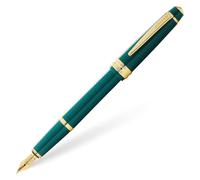 Stylo plume Cross Bailey Light Gloss, vert/or, design en résine légère