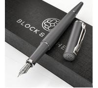 Stylo plume de qualité supérieure avec plume Schmidt allemande Stylo moderne au design élégant Beau coffret cadeau d'écriture
